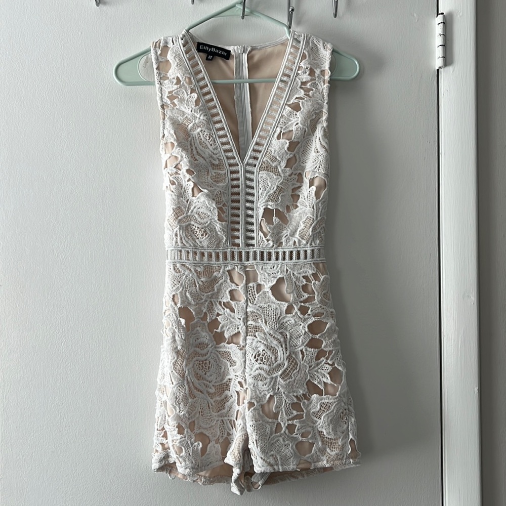 Cute bachelorette/bridal shower romper - XS